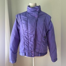 Vintage ‘80s Skyr Purple Full Zip Insulated Puffer Ski Jacket