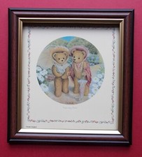 TEDDY BEAR PRINT   FRAMED BY SUE WILLIS