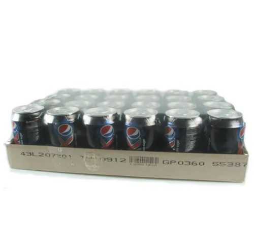 Pepsi max can x330ml - 48,