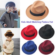 Kids Boys Mens Vintage Fedora
