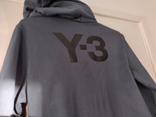 Y-3 x Adidas Yohji Yamamoto Y3 Hoodie Mens 3D Print Logo Full Zip Green L Large