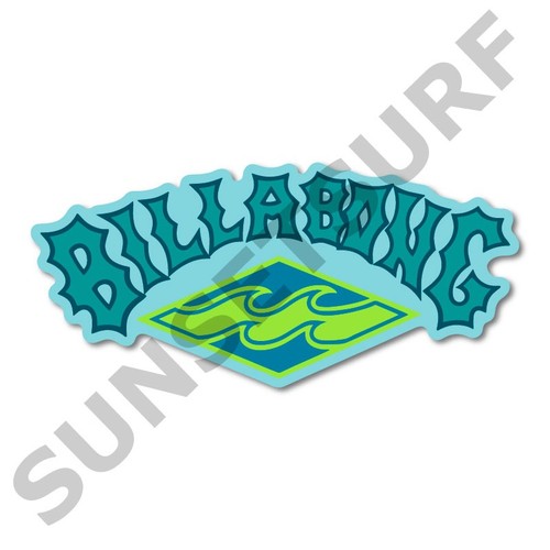 Billabong metal logo teal surf - metal,