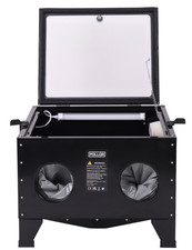 90L Worktop Sand Blasting Cabinet Sand Blaster Abrasive Grit Shot Blast LED