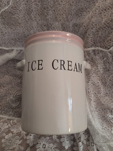Ceramic ice cream - ceramic, server
