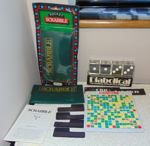 Magnetic pocket scrabble - scrabble, *1