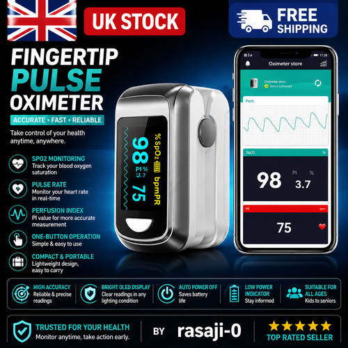 Supplied pulse oximeter - n, s