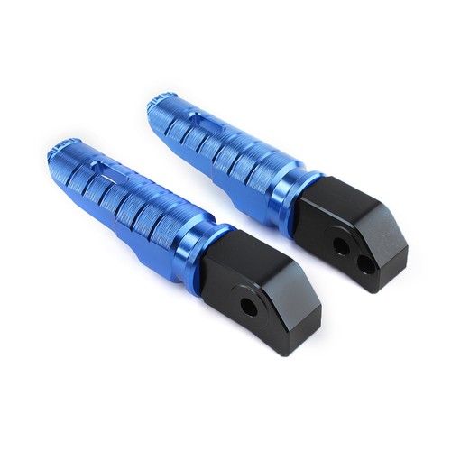 Pair blue rear footpegs - 1,
