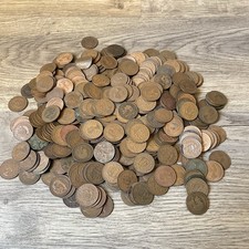Job Lot Old Half Penny Coins