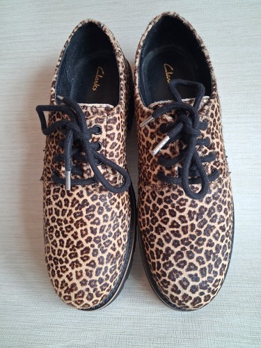 Clarks ladies leopard print - ladies,