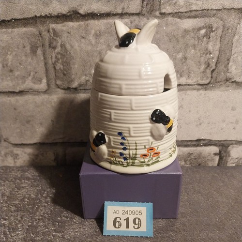 Vintage honey pot jam - honey,