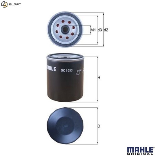 Oil filter 1053 for vw - oil,