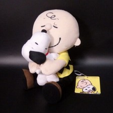 PEANUTS SNOOPY & Charlie Brown HUG Soft Toy Plush Toy
