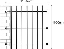 WINDOW SECURITY GRILLES BARS /