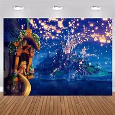 Rapunzel Tangled Lanterns Backdrop Birthday Party Decorations Photo Background