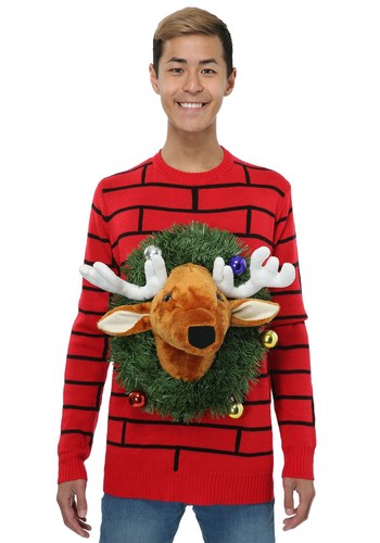 Reindeer head ugly christmas - reindeer,