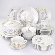 Denby Fine Porcelain, 6 Place Dinner Service, Pastel Collection, Harmony