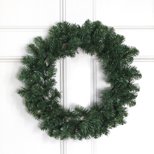 Green christmas door - green,