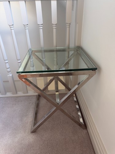 Glass coffee table - coffee, sold