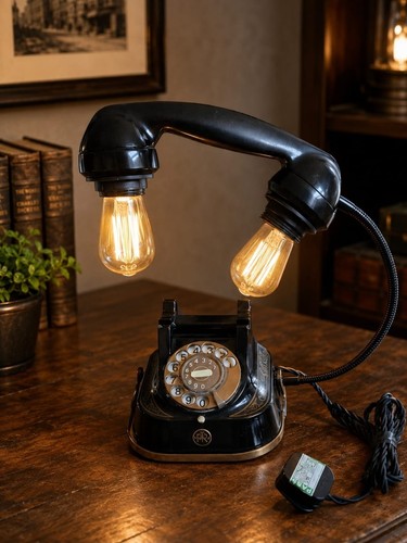 Vintage rotary telephone - vintage,
