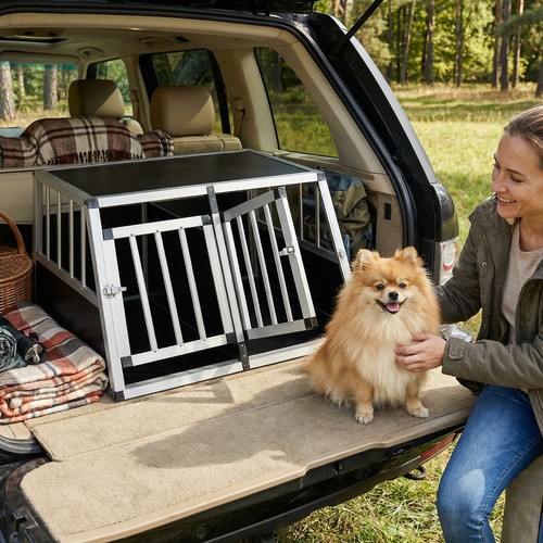 Travel dog crate aluminum - dog,