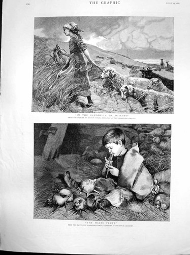 Old print sandhills - old, jutland