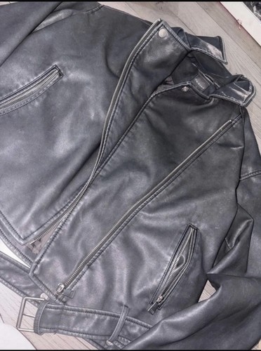 Primark teens black leather - primark,