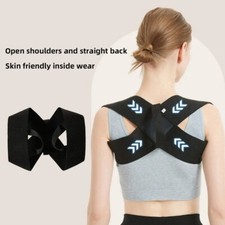 Back Shoulder Posture Corrector Belt Open Shoulder Back Neck Brace  Home Office