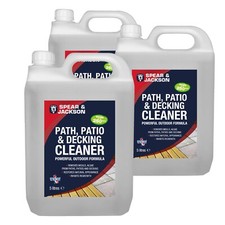 Patio Cleaner Concentrate 3 x 5L Spear & Jackson Fencing Driveway Decking
