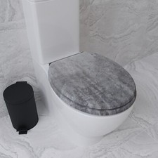Croydex Toilet Seat Grey Soft