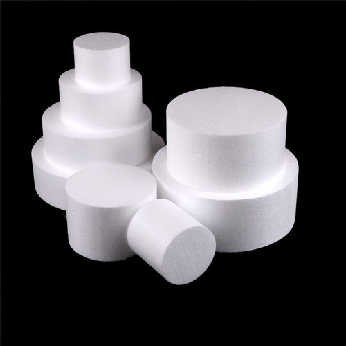 Round styrofoam foam cake - styrofoam,