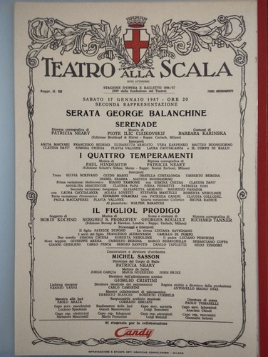 Playbill teatro alla scala - playbill,