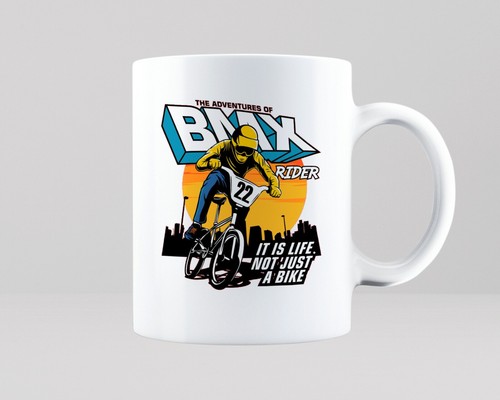 Bmx coffee tea mug cycling - bmx,