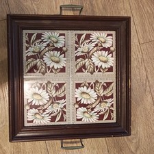 Vintage Tile  Serving Tea Tray