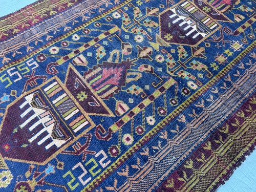 1960s hand knotted antique - 1960s,