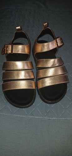 Girls gold next sandals size - girls, 2