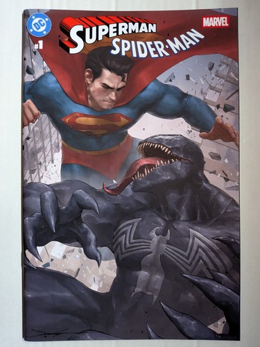 Marvel superman spider - dc/marvel:, superman/spider-man