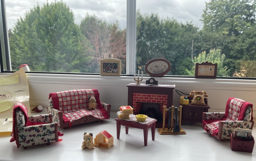 Sylvanian families living room - families,