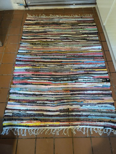 Chindi rag rug - ⭐, recycled