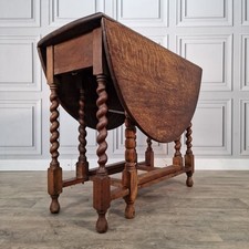 Antique oak gateleg - oak,