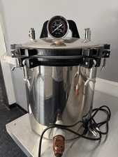 18L Portable Stainless Steel Pressure Steam Autoclave Steriliser Machine