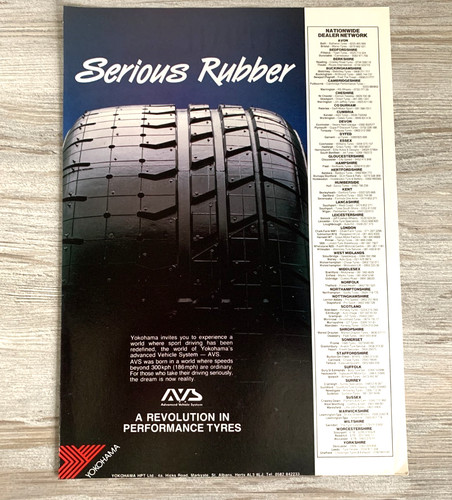 Yokohama avs tyres - avs,
