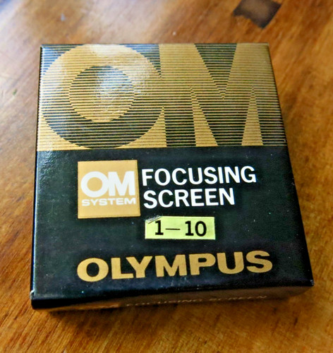 Olympus focusing screen - focusing,