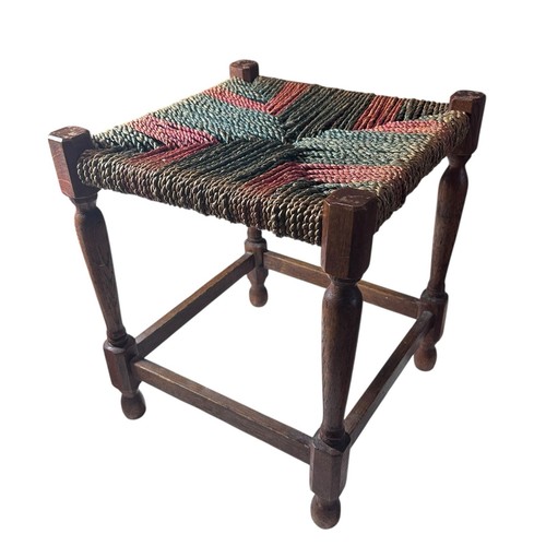 Vintage foot stool - vintage, chamfered