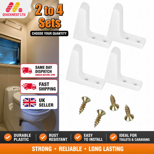 Toilet seat stabilisers - 4x,