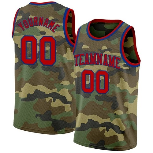 Custom camo basketball jersey - custom,