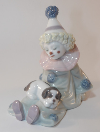 Lladro clown figurine - clown,