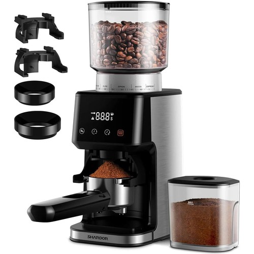 Conical burr coffee grinder - conical,