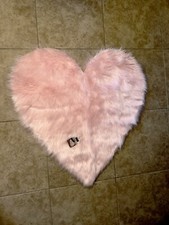 LARGE Pink Heart Shaped Faux