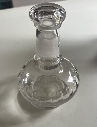 Small decorative glass carafe