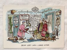 Being very well looked after. J. Arthur Dixon postcard
